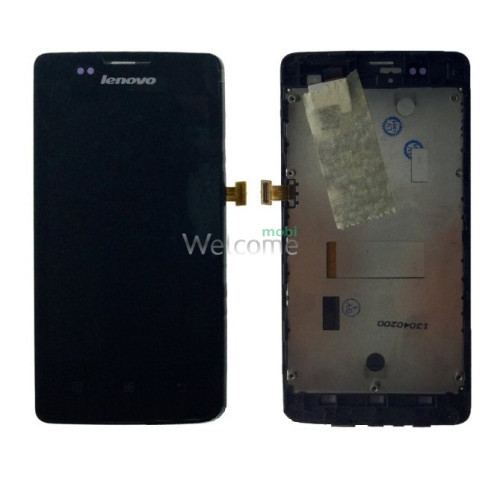 LCD Lenovo A600 with touchscreen and frame black orig