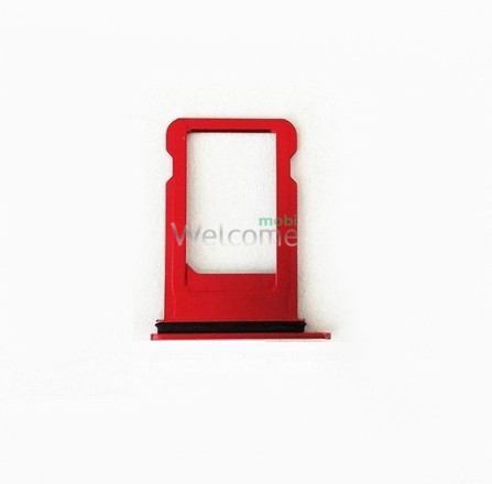 iPhone8 Plus sim-card holder red