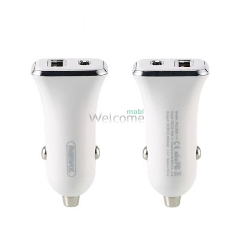 АЗП Remax RCC-306 2.4A 1 USB + 1 Type-C white