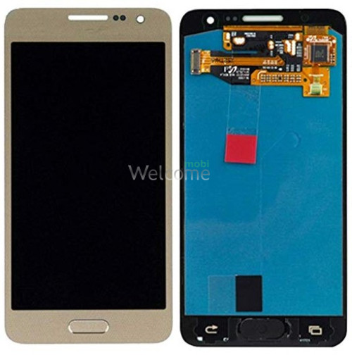 Дисплей Samsung SM-A300H Galaxy A3 (2015) в зборі з сенсором gold OLED