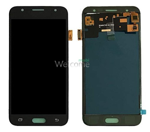 Дисплей Samsung SM-J500H Galaxy J5 в зборі з сенсором black OLED