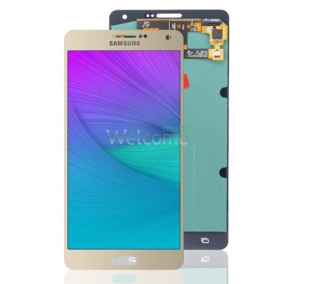 LCD Samsung SM-A700H Galaxy A7 gold with touchscreen TFT