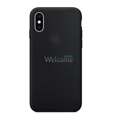 Silicone case for iPhone X/XS (18) black
