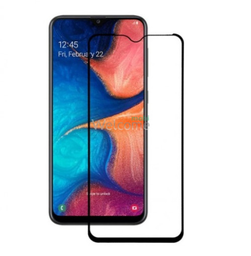 Стекло Samsung A205,M107 Galaxy A20,M10s 2019 (0.3 мм, 4D ARC Люкс) black