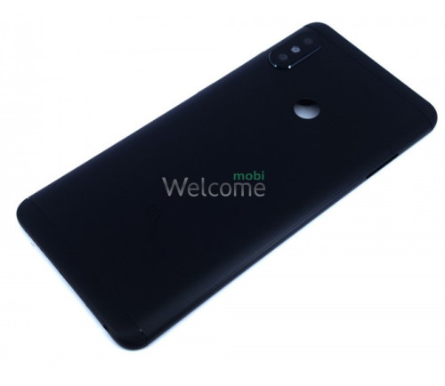 Задняя крышка Xiaomi Redmi Note 5 black (со стеклом камеры) (Original PRC)