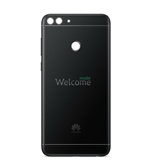 Задня кришка Huawei P Smart 2017/Enjoy 7s black (зі склом камери) (Original PRC)