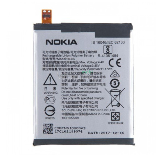 АКБ Nokia 5/Nokia 3.1/Nokia 5.1 HE321/HE336 (AAAA) без лого