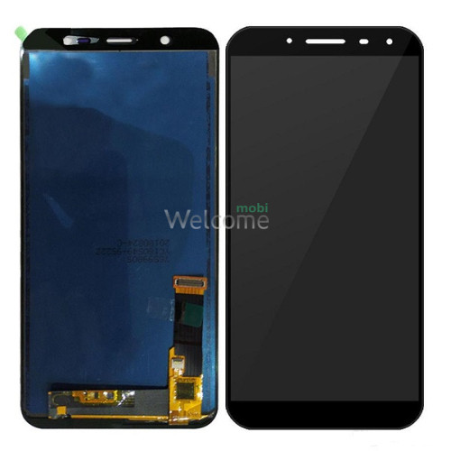 Дисплей Samsung SM-J800 Galaxy J8 (2018) в сборе с сенсором black service orig