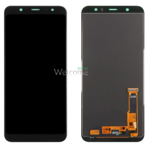 LCD Samsung SM-A605F Galaxy A6+ (2018) black with touchscreen OLED