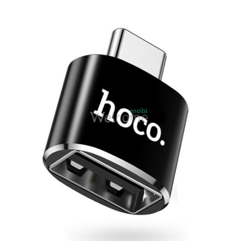 Переходник HOCO UA5 Type-C to USB black