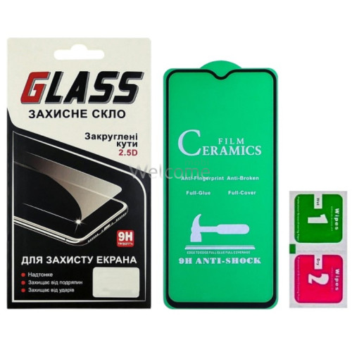 Скло Samsung M315/M215/M307/A307/F415 Galaxy M31/M21/M30S/A30S/F41 Full Glue Ceramics black