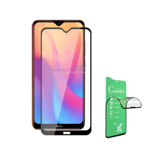 Скло Xiaomi Redmi 8/8A Full Glue Ceramics black