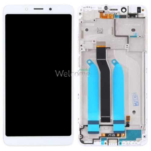 LCD Xiaomi Redmi 6/6A white with touchscreen and frame FULL orig