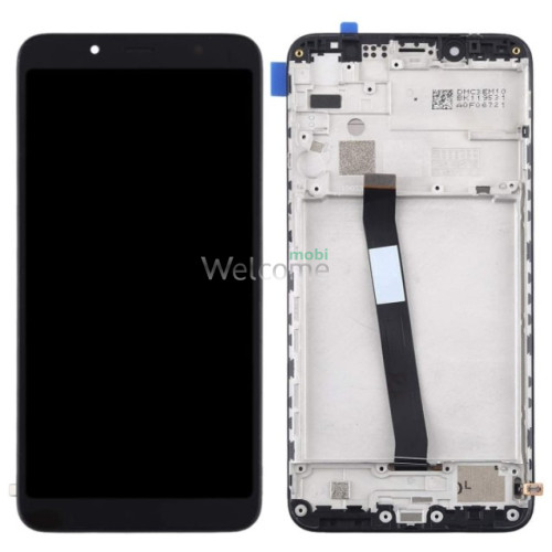 LCD Xiaomi Redmi 7A black with touchscreen and frame