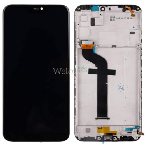 LCD Xiaomi Redmi 6 Pro/Mi A2 Lite black with touchscreen and frame