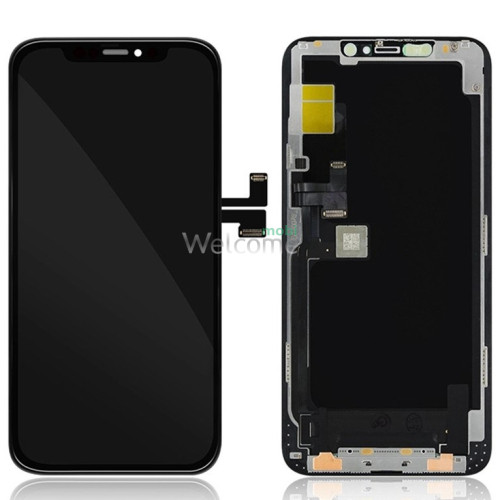 Дисплей iPhone 11 Pro Max в зборі з сенсором та рамкою black (RJ in-cell TFT AAA+)
