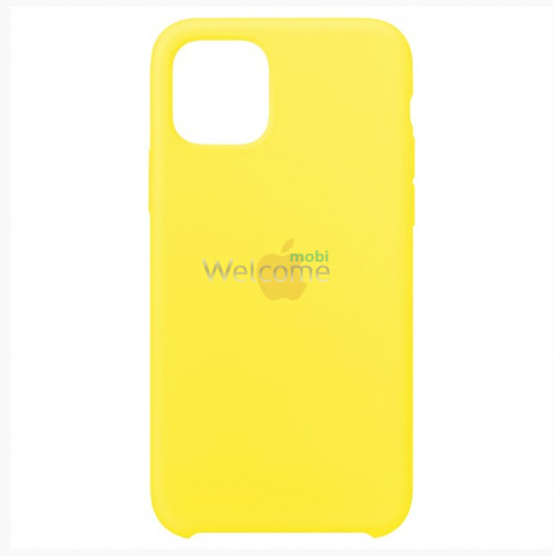 Silicone case for iPhone 11 (50) canary yellow