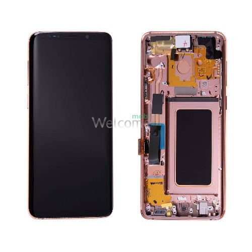 Дисплей Samsung SM-G965FD Galaxy S9 Plus в зборі з сенсором та рамкою Sunrise Gold service orig