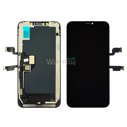 Дисплей iPhone XS Max в сборе с сенсором и рамкой black (RJ in-cell TFT AAA+)
