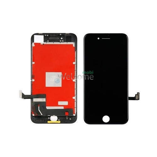 Дисплей iPhone 8,iPhone SE 2020 в сборе с сенсором и рамкой black (in-cell AAAAA+) LG