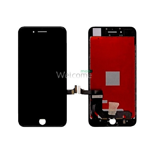 Дисплей iPhone 7 Plus в зборі з сенсором та рамкою black (in-cell AAAAA+) LG