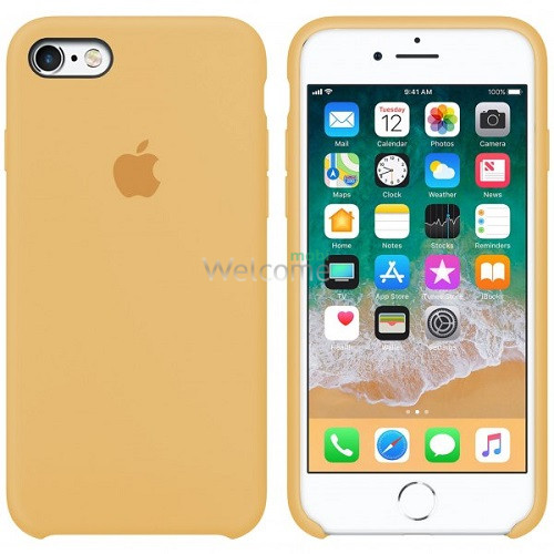 Silicone case for iPhone SE/5/5S ( 4) yellow