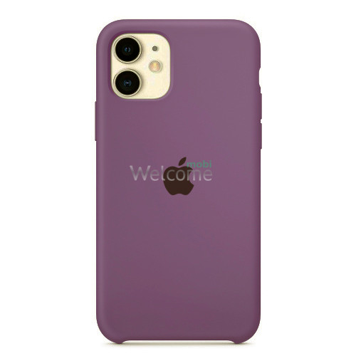 Silicone case for iPhone 12 mini (62) lilac pride
