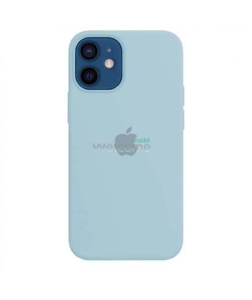 Silicone case for iPhone 12 mini ( 5) lilac cream