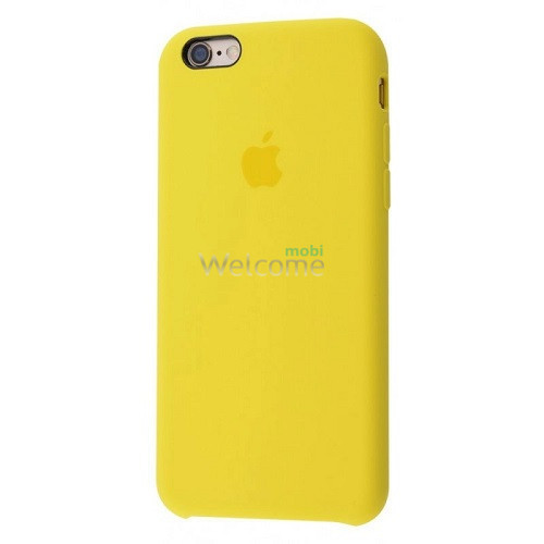 Silicone case for iPhone 6,6S (50) canary yellow