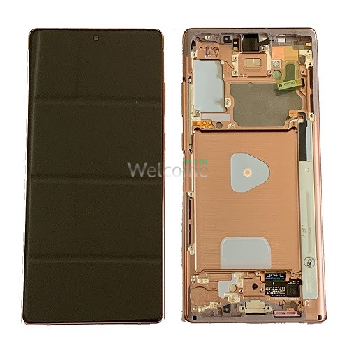 LCD Samsung SM-N980/N981 Galaxy Note 20/Note 20 5G Bronze with touchscreen + frame service orig