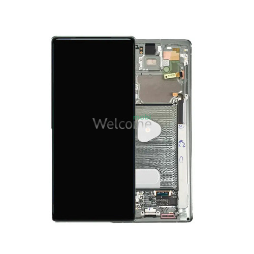 Дисплей Samsung SM-N980/N981 Galaxy Note 20 4G/20 5G в зборі з сенсором та рамкою Grey service orig