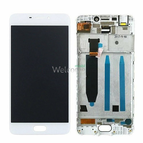 LCD Meizu M6 with touchscreen and frame white