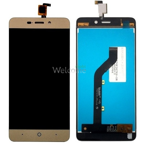 LCD ZTE Blade X3 A452 with touchscreen gold
