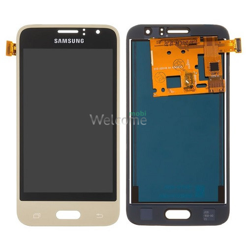LCD Samsung SM-J120 Galaxy J1 gold with touchscreen OLED