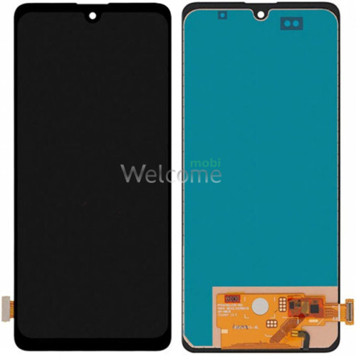 Дисплей Samsung SM-A515/M317 Galaxy A51/M31s (2020) в зборі з сенсором black OLED (small glass)