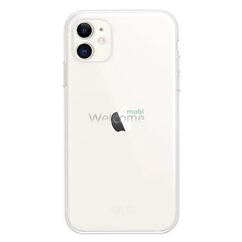 Чехол силиконовый iPhone 11 (прозрачный)