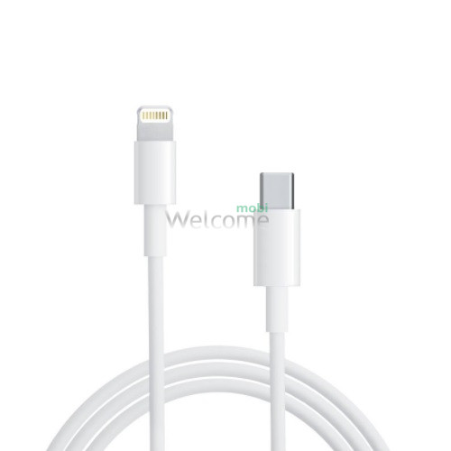 PD кабель Type-C to Lightning Apple iPhone 11/iPhone 12, 1м білий (оригінал)
