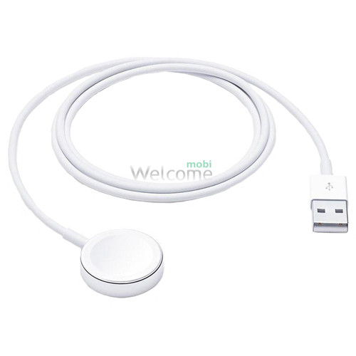 Зарядный кабель USB для Apple Watch Magnetic Charging Cable (MKLG2,MKLG2CHA) 1m white