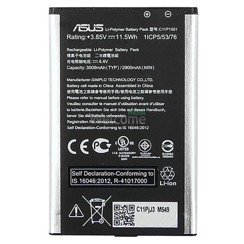 АКБ Asus Zenfone 2 Laser ZE551KL/ZD551KL/ZE550KL/ZE601KL (C11P1501) (AAAA) без лого