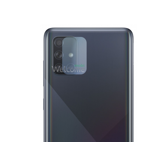 Защитное стекло для камеры Samsung A715 Galaxy A71 (2020) (прозрачное)