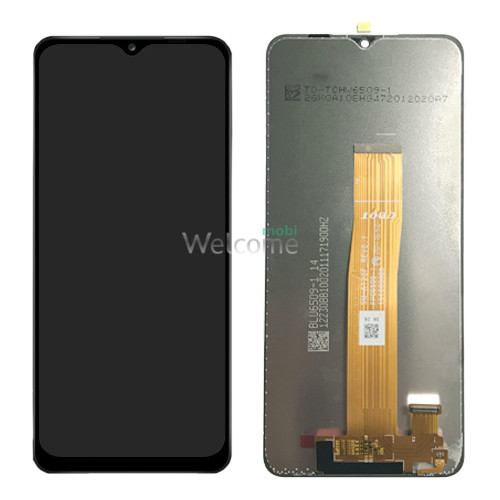 Дисплей Samsung SM-A125/A326 Galaxy A12/A32 5G (2021) в зборі з сенсором black service orig (A125F V04)