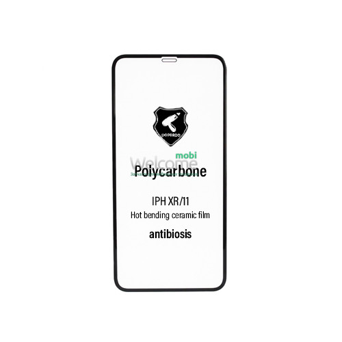 Захисна плівка iPhone XR (2018)/11 6.1 (3D, чорна) Polycarbone