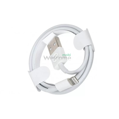 USB кабель Apple Lightning, 1м білий (Foxconn, копия, тех. упаковка)
