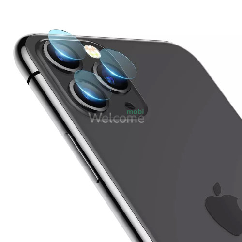 Защитное стекло для камеры iPhone 12 Pro Full Glue (2.5D, прозрачное)