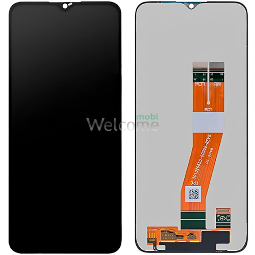 Дисплей Samsung SM-A025F,M025 Galaxy A02s,M02s (2021) в сборе с сенсором black service orig (160,5x72мм)