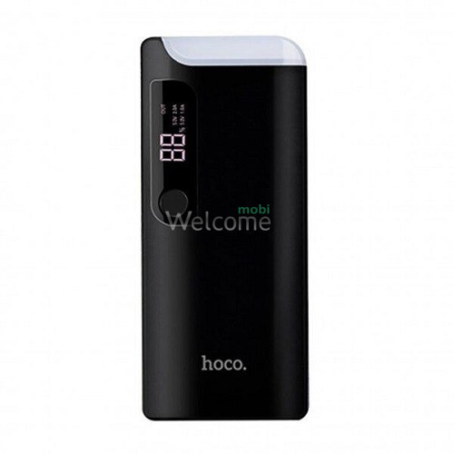 Зовнішній акумулятор (power bank) Hoco B27 Pusi LED 15000 mAh black
