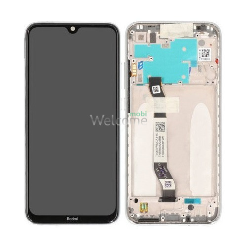 LCD Xiaomi Redmi Note 8 white with touchscreen and frame service orig