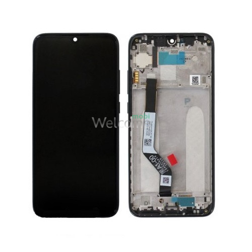 LCD Xiaomi Redmi Note 7 black with touchscreen and frame service orig