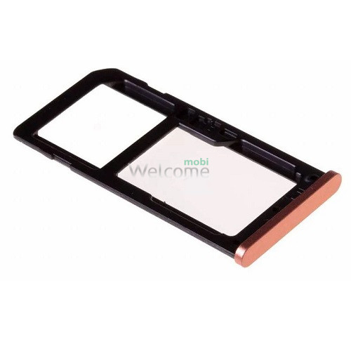 Держатель SIM-карты Nokia 6 (TA-1021) copper (dual sim)