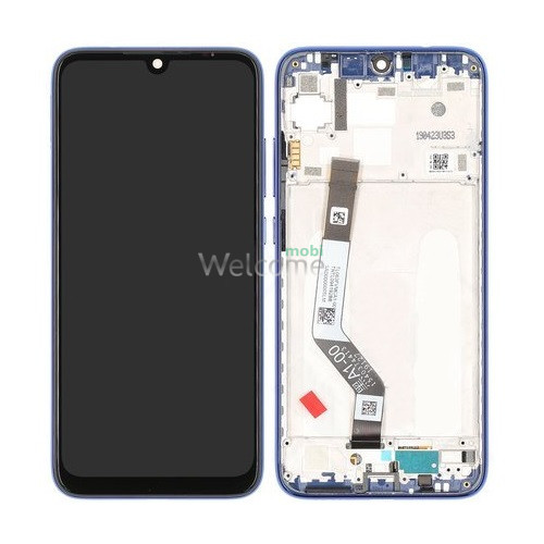LCD Xiaomi Redmi Note 7 Neptune Blue with touchscreen and frame service orig
